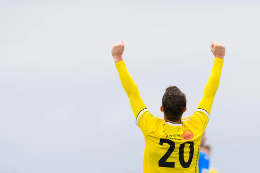 Falkenbergs Sander van Looy jublar