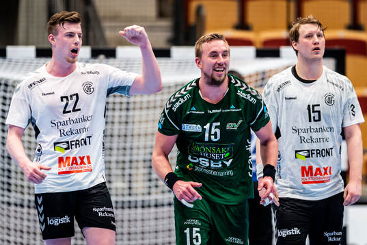 Helsingborgs Anton Månsson och Guifs Erik Persson samt