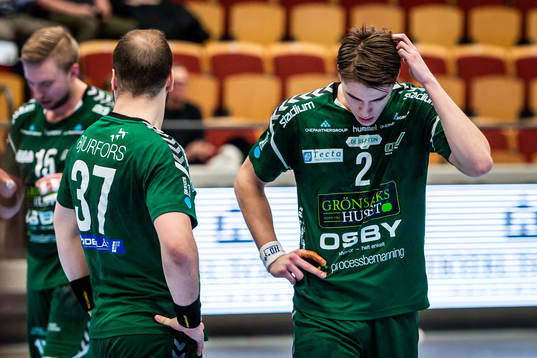 Helsingborgs Emil Andersson och Oskar Joelsson deppar