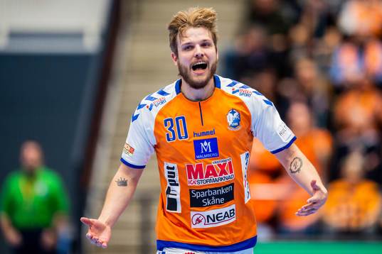 Kristianstads Anton Halén jublar
