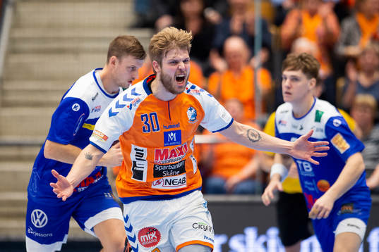 Kristianstads Anton Halén jublar