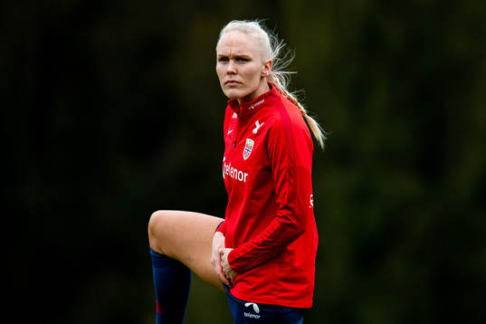 Maria Thorisdottir of the Norwegian women’s national