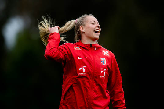 Therese Sessy Åsland of the Norwegian women’s national
