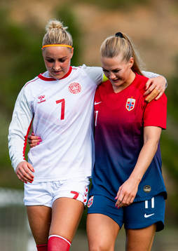Sanne Troelsgaard of Denmark and Lisa-Marie Karlseng Utland