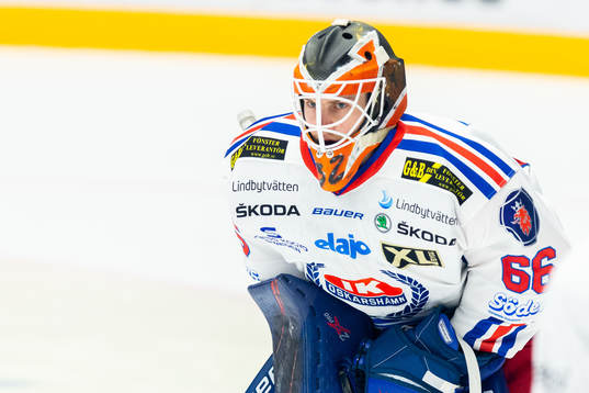 Oskarshamns målvakt Marcus Hellgren