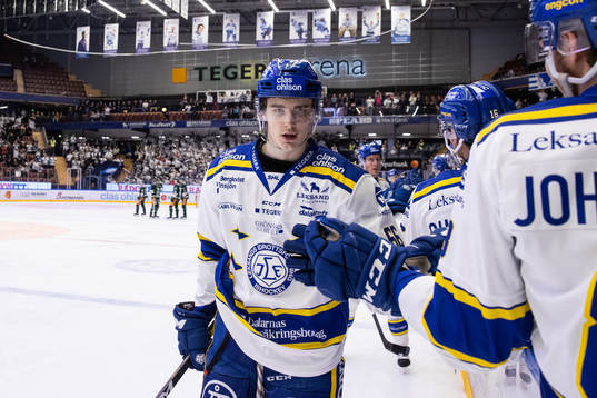 Leksands Nils Åman jublar