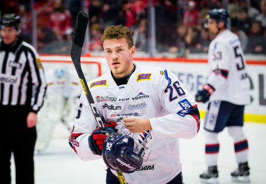 Linköpings Hampus Larsson deppar