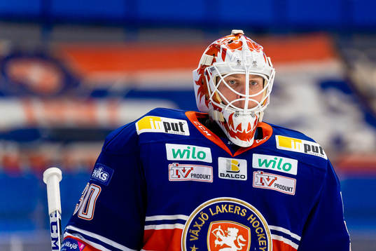 Växjös målvakt Viktor Fasth
