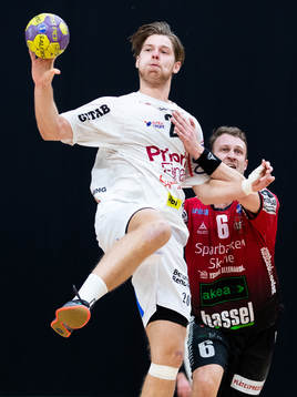 Redbergslids August Wiger och IFK Ystads Christoffer