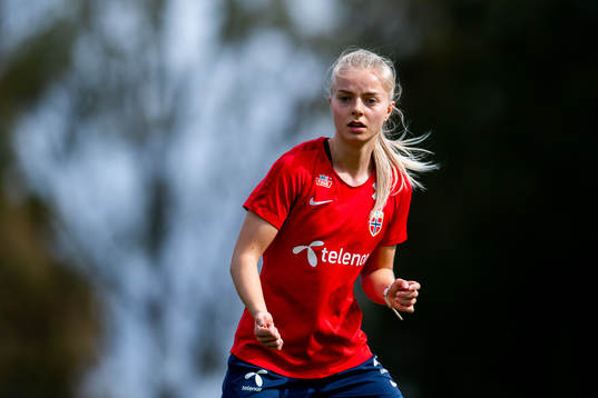 Emilie Woldvik of the Norwegian women’s national football