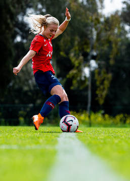 Emilie Woldvik of the Norwegian women’s national football