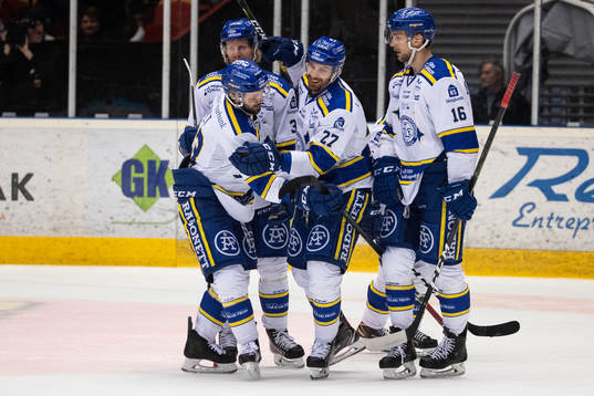 Leksands Marek Hrivik jublar