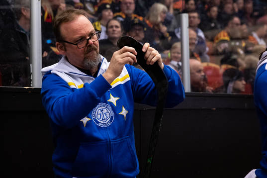 Leksands materialförvaltare Rob Flahiff