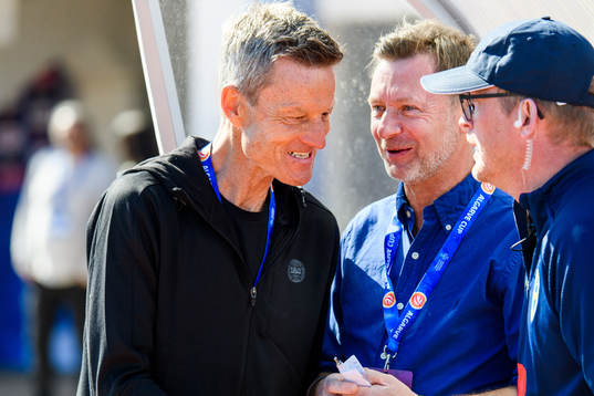 Peter Gerhardsson, head coach of Sweden and Lars