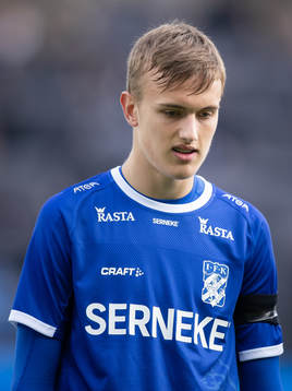 IFK Göteborgs Jesper Tolinsson innan fotbollsmatchen i
