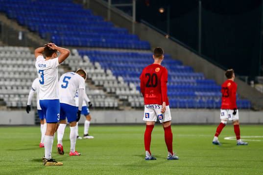 IFK Norrköpings Rasmus Stensbæk Lauritsen deppar