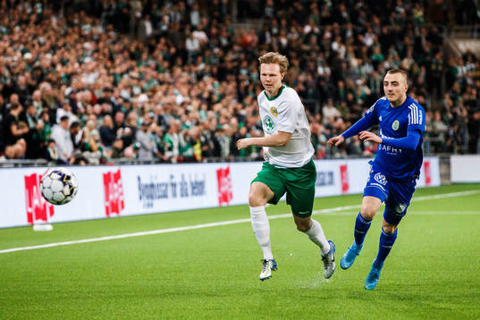 Hammarbys Tim Söderström och Sundsvalls Dennis Olsson