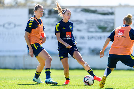 Fridolina Rolfö and Stina Blackstenius