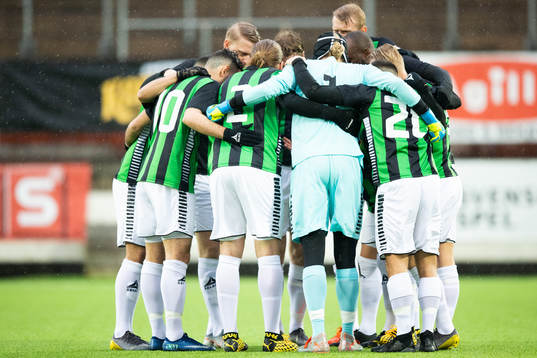 GAIS samlade innan fotbollsmatchen i Svenska Cupen mellan