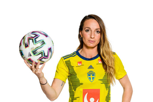Kosovare Asllani poses for a portrait