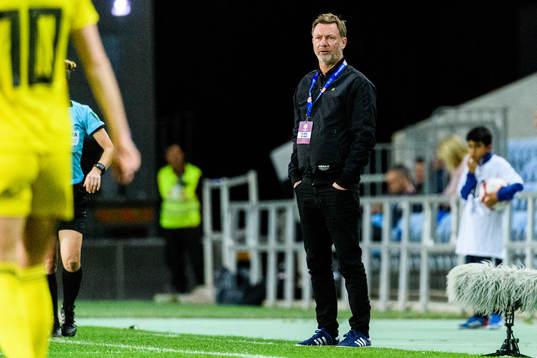 Peter Gerhardsson, head coach of Sweden