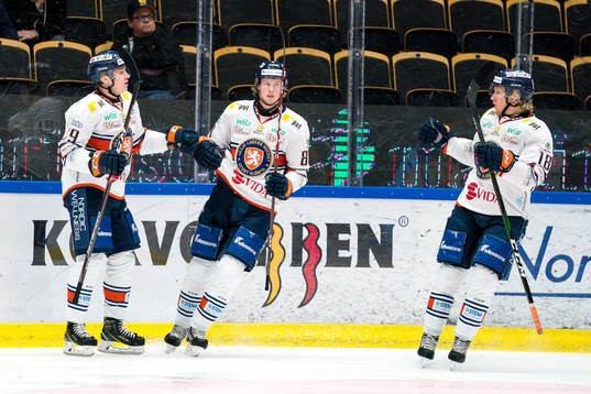 Växjös Pontus Holmberg , Fredrik Karlström och Marcus