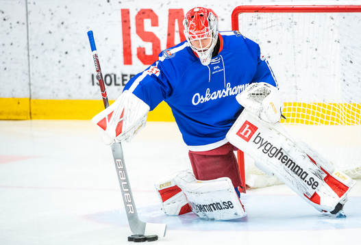 Oskarshamns målvakt Daniel Rosengren