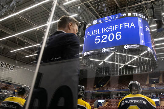 Antal sålda biljetter till kvällens match 5206 st