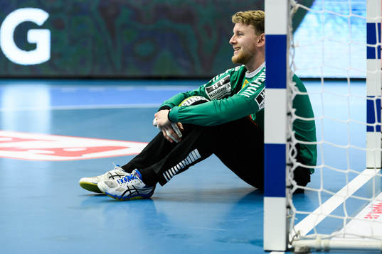 IFK Ystads målvakt Sebastian Glemhorn deppar