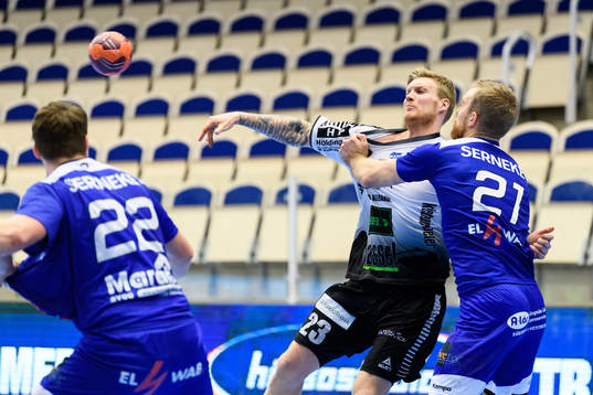 IFK Ystads Jesper Gustavsson och Alingsås Johan Nilsson