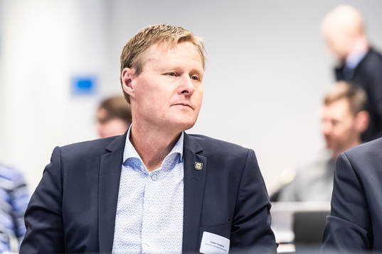 Robert Wedberg, Swedish handball federation, at a meeting