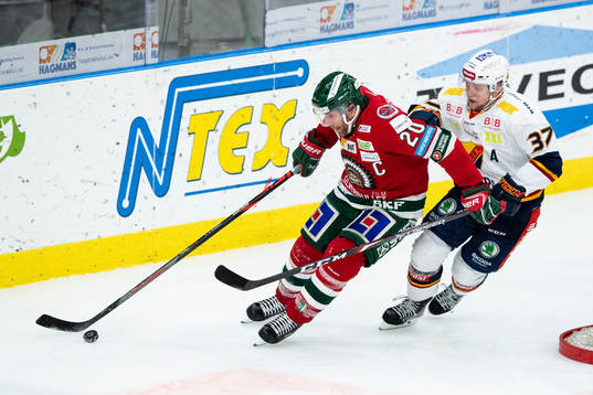 Frölundas Joel Lundqvist och Djurgårdens Jesper Pettersson