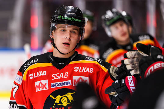 Luleås Nils Lundkvist jublar