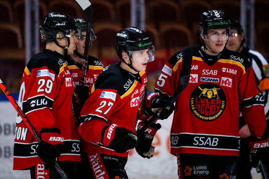 Luleås Nils Lundkvist jublar