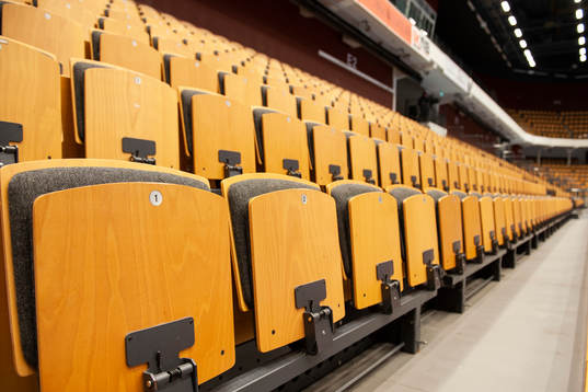 Kristianstads Arena tomma läktare
