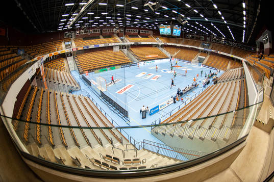 Kristianstads Arena tomma läktare