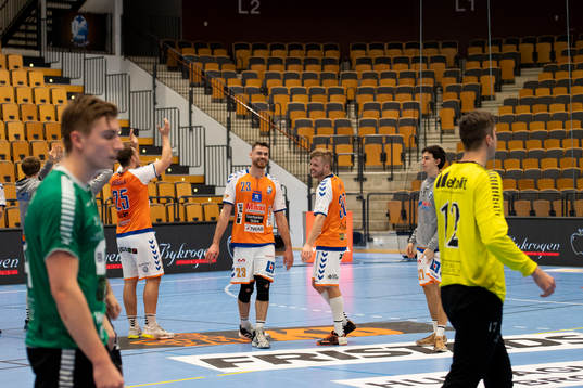 Kristianstads Simon Ellersgaard Birkefeldt jublar