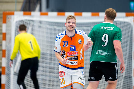 Kristianstads Anton Halén jublar