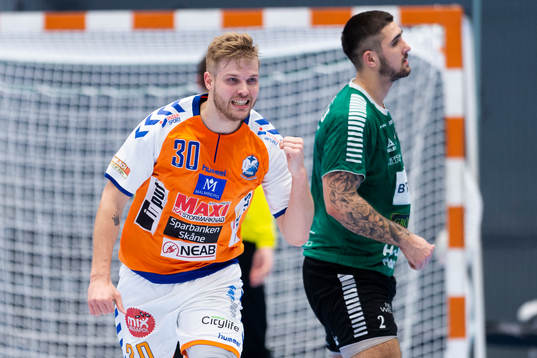 Kristianstads Anton Halén jublar
