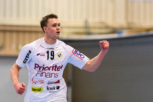 Redbergslids Emil Mellegård jublar