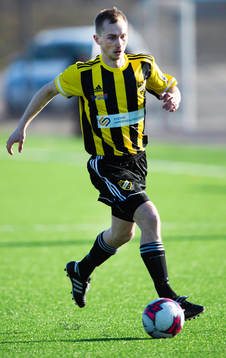 i träningsmatchen mellan Nosaby IF och IFK Hässleholm i