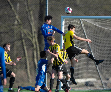 i träningsmatchen mellan Nosaby IF och IFK Hässleholm i