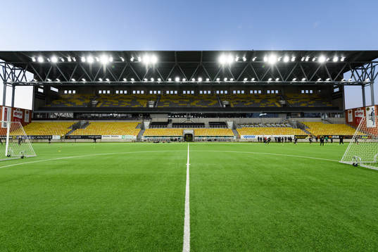Borås arenas nya ledbelysning
