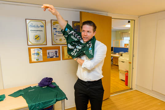 OV Helsingborgs nya tränare Toni Johansson