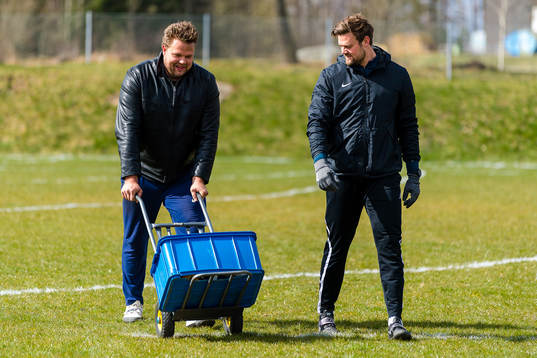 Daniel Ståhl, Spårvägens FK, och Simon Pettersson,