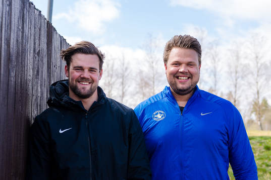 Simon Pettersson, Hässelby SK, och Daniel Ståhl,