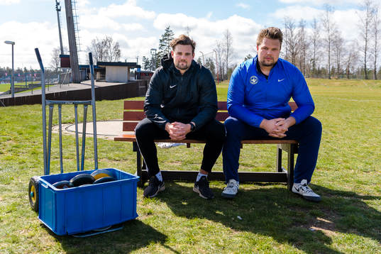 Simon Pettersson, Hässelby SK, och Daniel Ståhl,