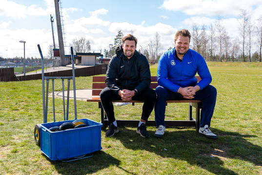 Simon Pettersson, Hässelby SK, och Daniel Ståhl,