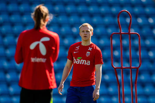 Mats Møller Dæhli and Caroline Graham Hansen of the