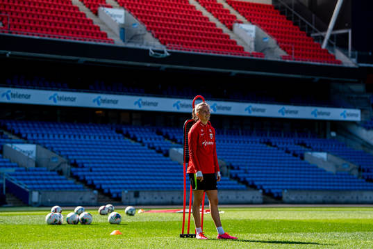 Caroline Graham Hansen of the Norwegian national football